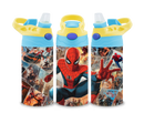 12oz Sublimation Flip Top Water Bottle Print - Cartoon