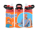 12oz Sublimation Flip Top Water Bottle Print - Blip