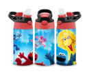 12oz Sublimation Flip Top Water Bottle Print - Kids Street