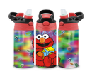 12oz Sublimation Flip Top Water Bottle Print - Kids Street