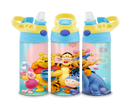 12oz Sublimation Flip Top Water Bottle Print - Bear and Friends