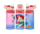 12oz Sublimation Flip Top Water Bottle Print - Magical Princess