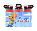12oz Sublimation Flip Top Water Bottle Print - Blip