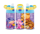 12oz Sublimation Flip Top Water Bottle Print - Bear and Friends
