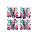 Scalloped Coaster Sublimation Prints