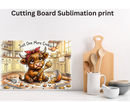 Cutting Board Sublimation Print - Cookie