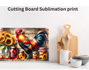 Cutting Board Sublimation Print - Rooster