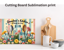 Cutting Board Sublimation Print - Grandma's Kitchen