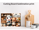 Cutting Board Sublimation Print - Flour