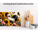 Cutting Board Sublimation Print - Silkie
