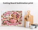 Cutting Board Sublimation Print - Stirring Up Christmas Cheer