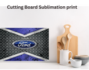Cutting Board Sublimation Print - Ford Blue