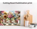 Cutting Board Sublimation Print - Best Nana Ever