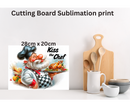 Cutting Board Sublimation Print - Chef