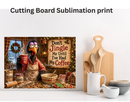 Cutting Board Sublimation Print - Don't Jingle Me