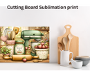 Cutting Board Sublimation Print - Whisking