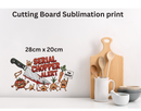 Cutting Board Sublimation Print - Chopper