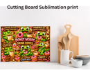 Cutting Board Sublimation Print - Donut Worry