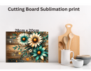 Cutting Board Sublimation Print - Floral