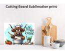 Cutting Board Sublimation Print - Kitchen