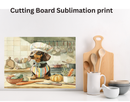 Cutting Board Sublimation Print - Dachshund