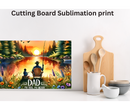 Cutting Board Sublimation Print -Dad