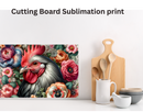Cutting Board Sublimation Print - Rooster