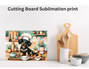 Cutting Board Sublimation Print - Black Sausage