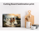 Cutting Board Sublimation Print - Horse