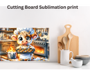 Cutting Board Sublimation Print - Cooking Highlander