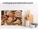 Cutting Board Sublimation Print - It's Beginning to Look like Christmas