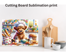 Cutting Board Sublimation Print - Highland Kitchen