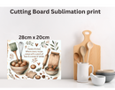 Cutting Board Sublimation Print - Kitchen