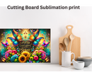 Cutting Board Sublimation Print - Shine