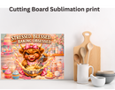 Cutting Board Sublimation Print - Blessed
