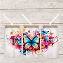 UV DTF 16oz Can Glass Wraps - BUTTERFLIES