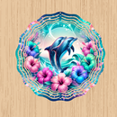 Wind Spinner Sublimation Print -Dolphin