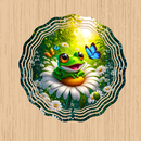 Wind Spinner Sublimation Print -Frog