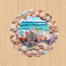 Wind Spinner Sublimation Print - Beach