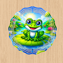 Wind Spinner Sublimation Print - Frog