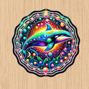 Wind Spinner Sublimation Print - Blue Whale