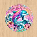 Wind Spinner Sublimation Print - Dolphin