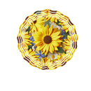 3d Sunflowers Wind Spinner design to fit an 8' Spinner.