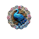 Wind Spinner Sublimation Print - 3D Peacock