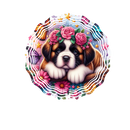 St Bernard Wind Spinner design to fit an 8' Spinner.