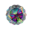 Wind Spinner Sublimation Print - Big Purple Butterfly