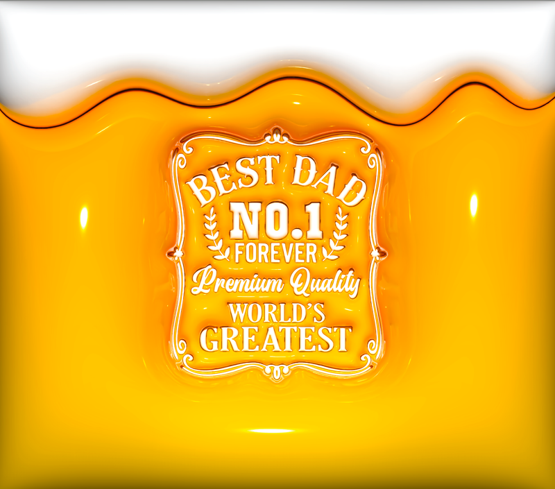 Puff Dad Beer 20oz Skinny Tumbler Printed Paper