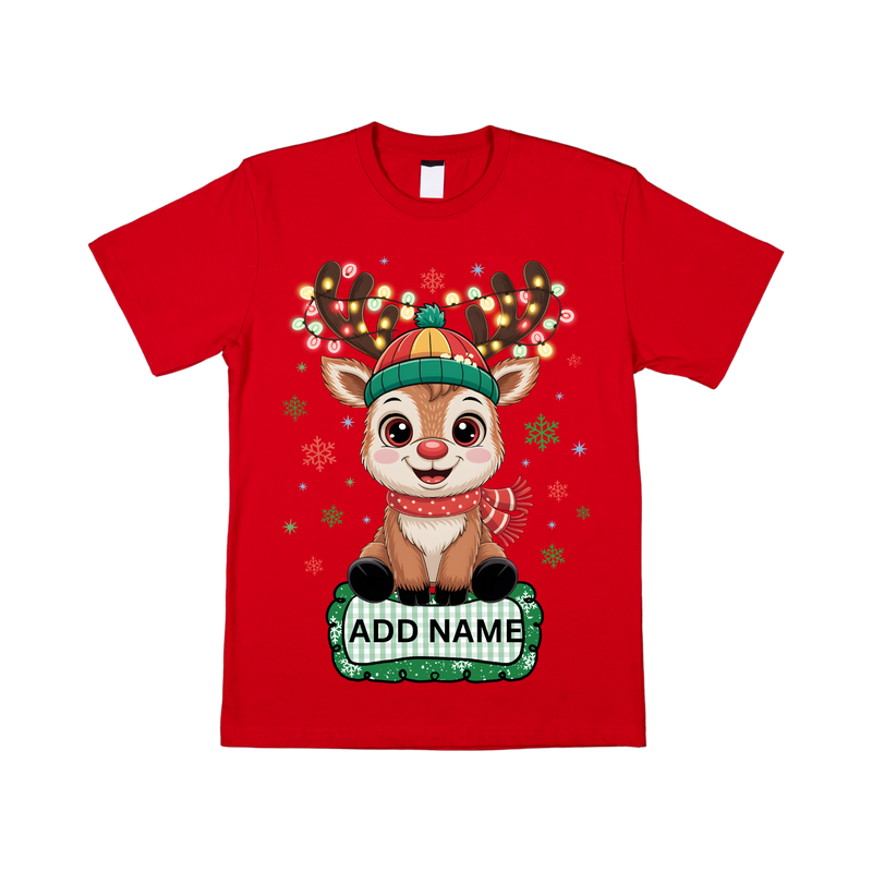DTF Transfer Sheet - Boy Reindeer