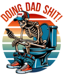 DTF Transfer Sheet - Retro Funny Dad