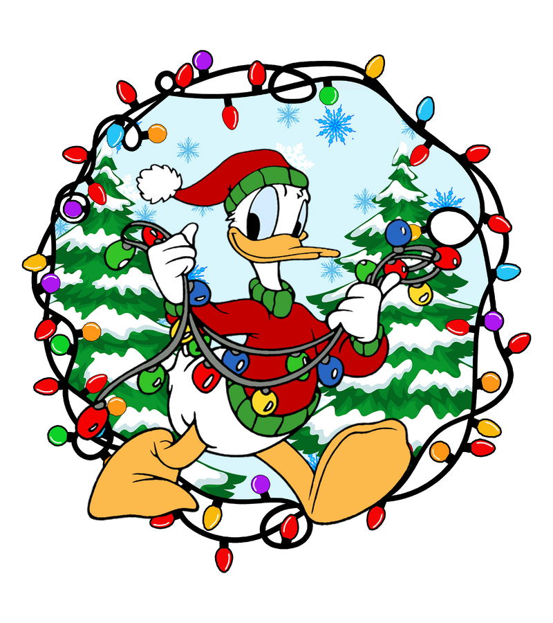 DTF Transfer Sheet - Christmas Duck